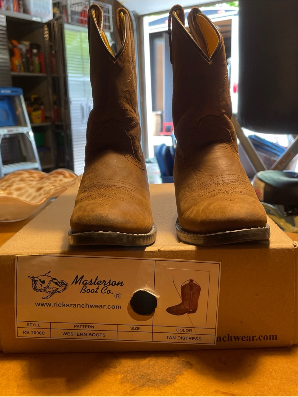 Masterson Boot Co. Kids' Brown Western Boots